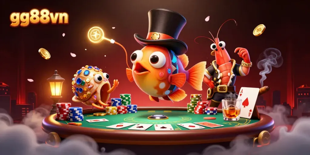 Experience exciting gameplay at gg88vn with vibrant casino characters and dynamic game elements.