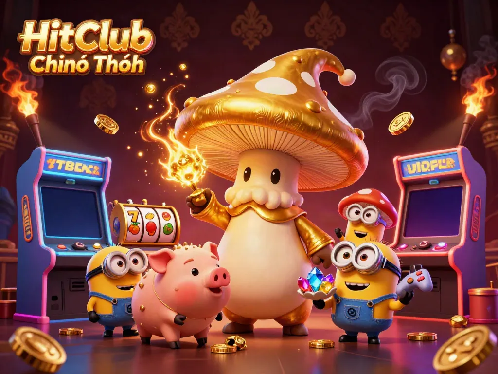 Engage with winning strategies at HitClub Chính Thức through lively casino adventure illustration.