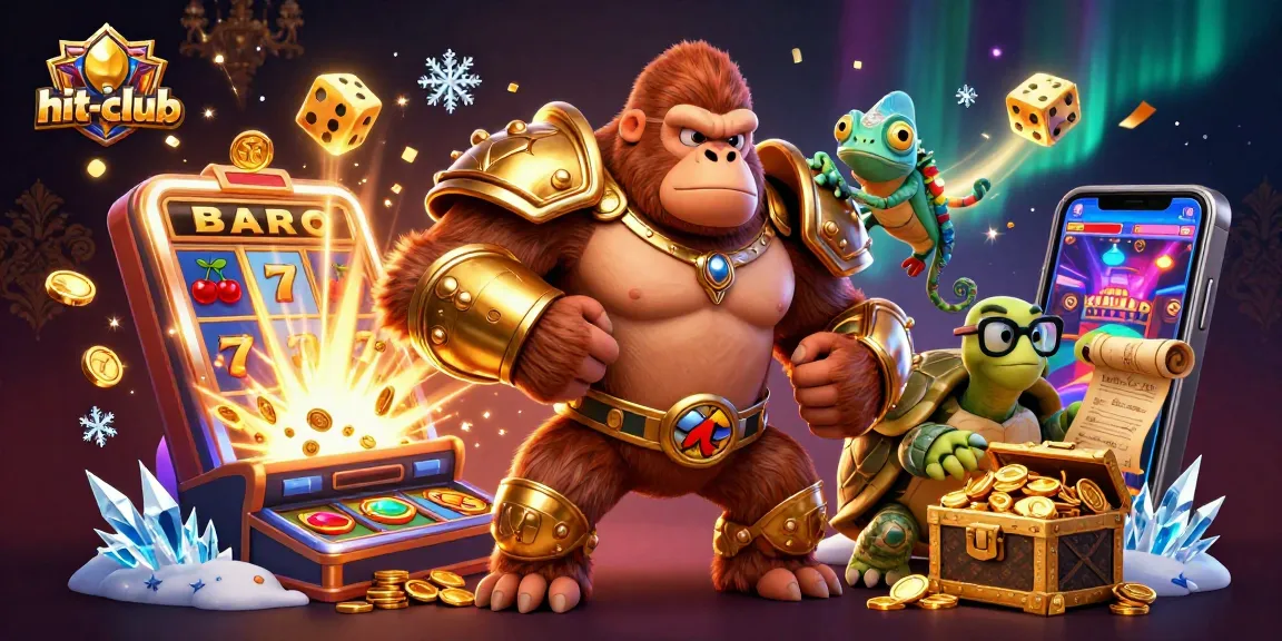 Experience thrilling wins at hit-club with a vibrant casino scene featuring dynamic games and exciting elements.