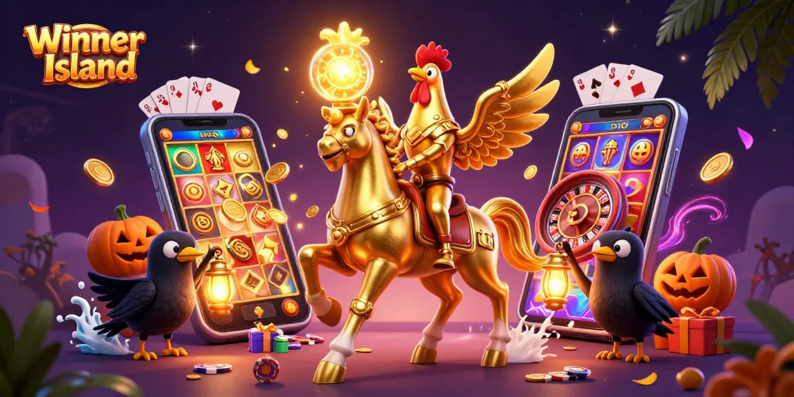Win big at Winner Island with golden jackpots and vibrant slot adventures.